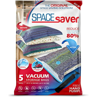 5x Vacuum Storage Space Saver Bags Saving Seal Clothing Compressed Bag Organizer